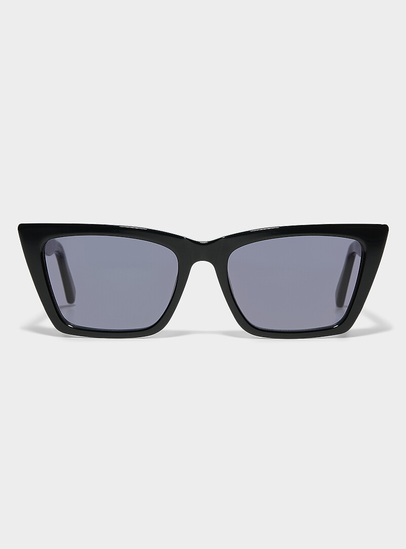 Zoe Polarized Stretched Rectangular Sunglasses