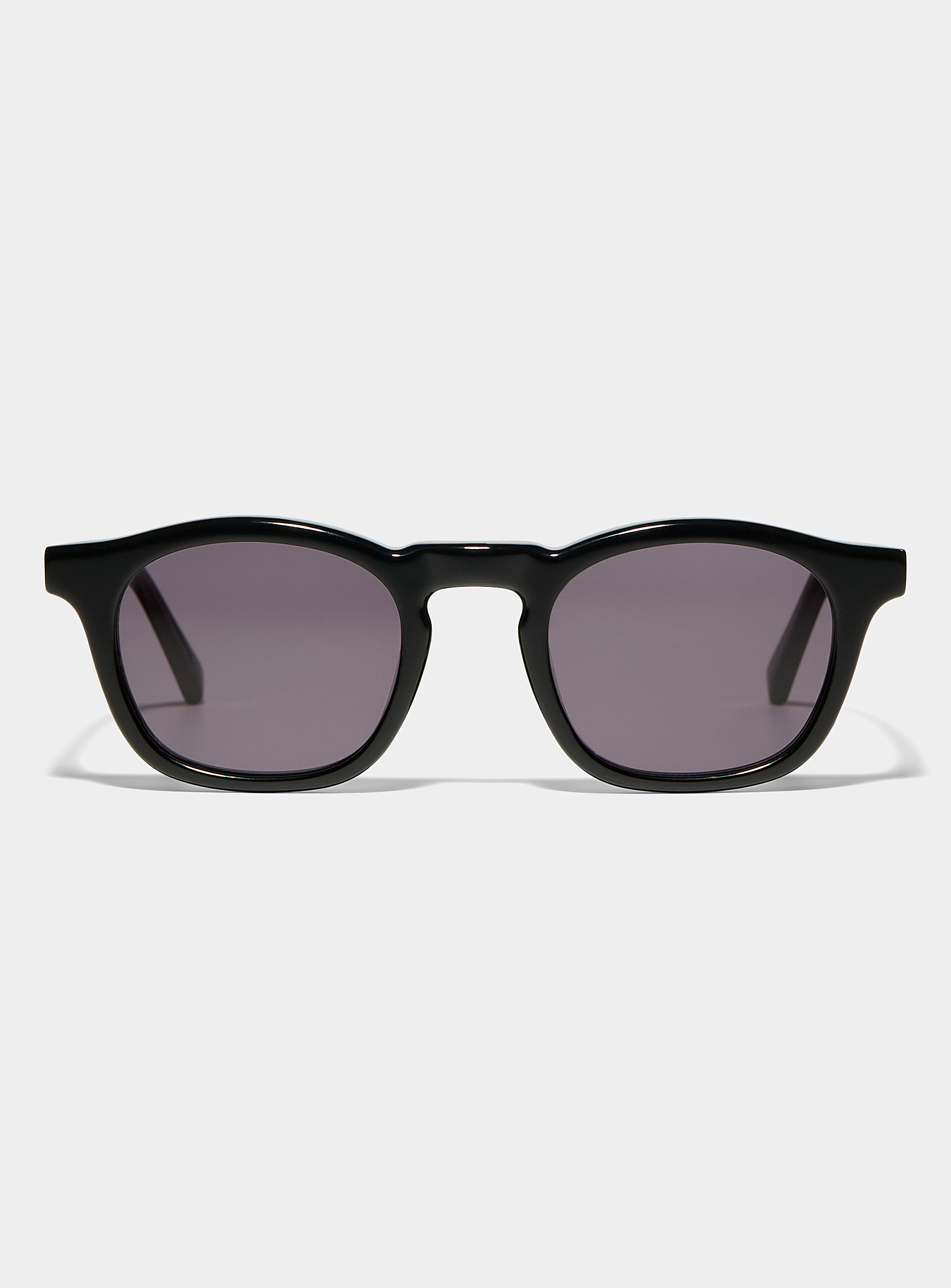 French Kiwis Thomas Round Sunglasses In Black