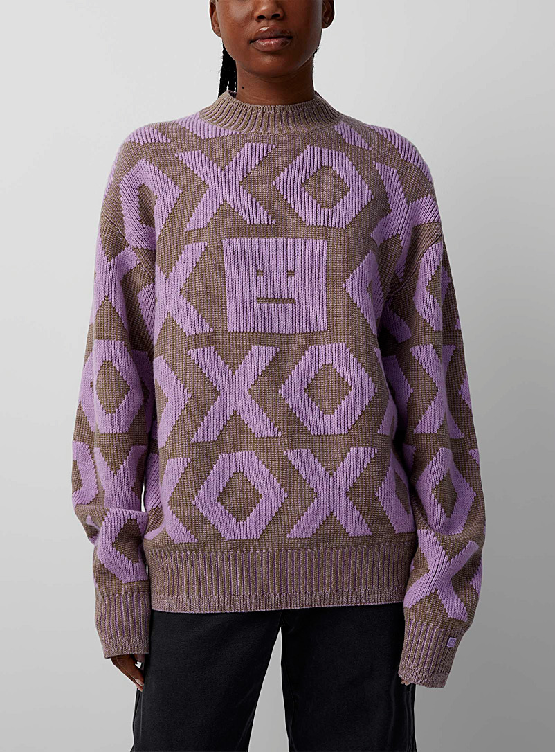 Face jacquard sweater | Acne Studios | Shop Women's Designer Acne ...