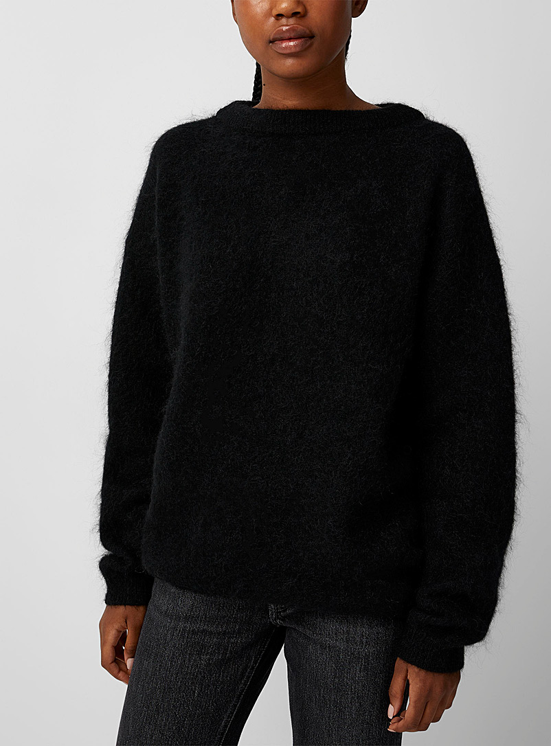 Acne Studios Black Soft tones mohair sweater for women