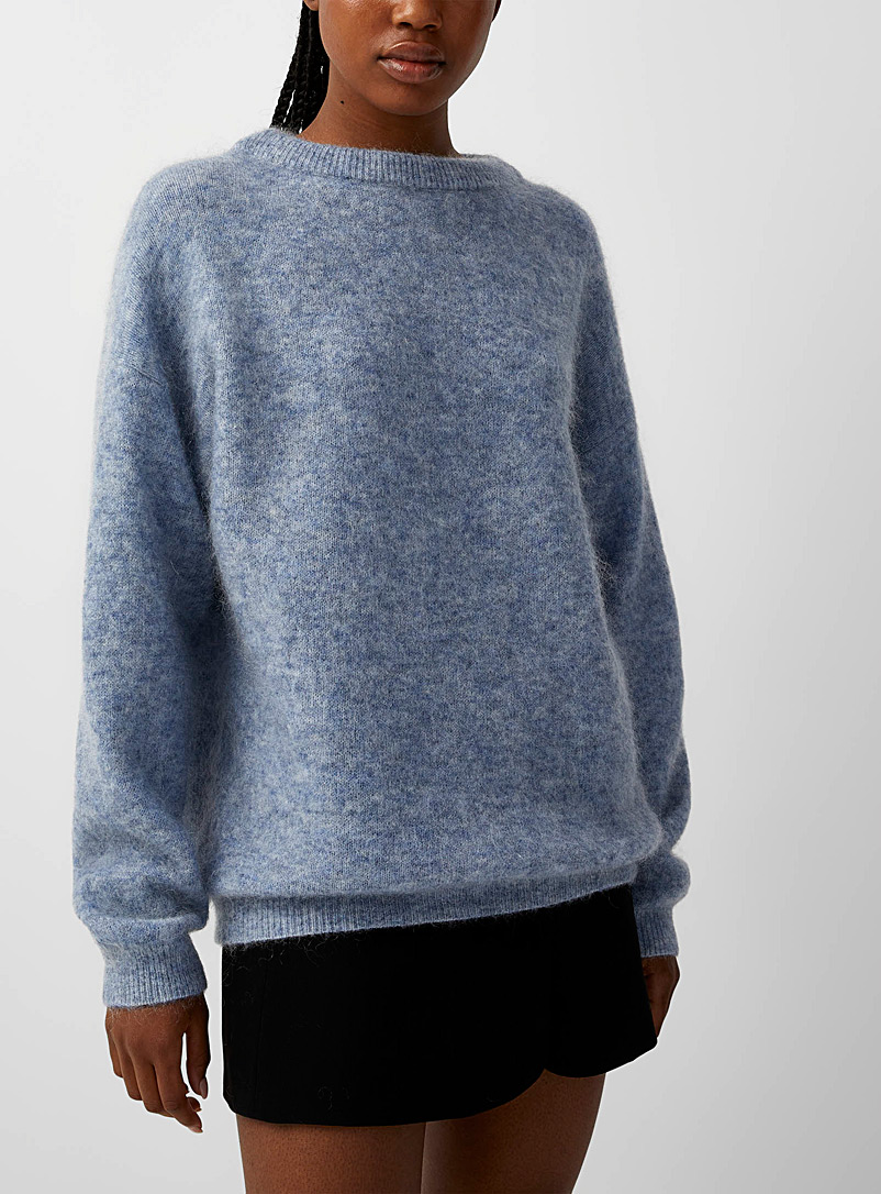 Acne Studios Blue Soft tones mohair sweater for women