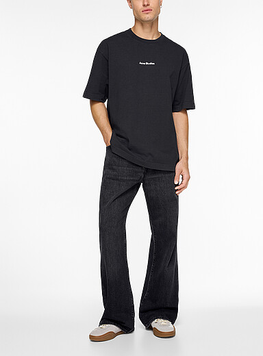 Acne Studios Black 2021M faded black bootcut jean for men