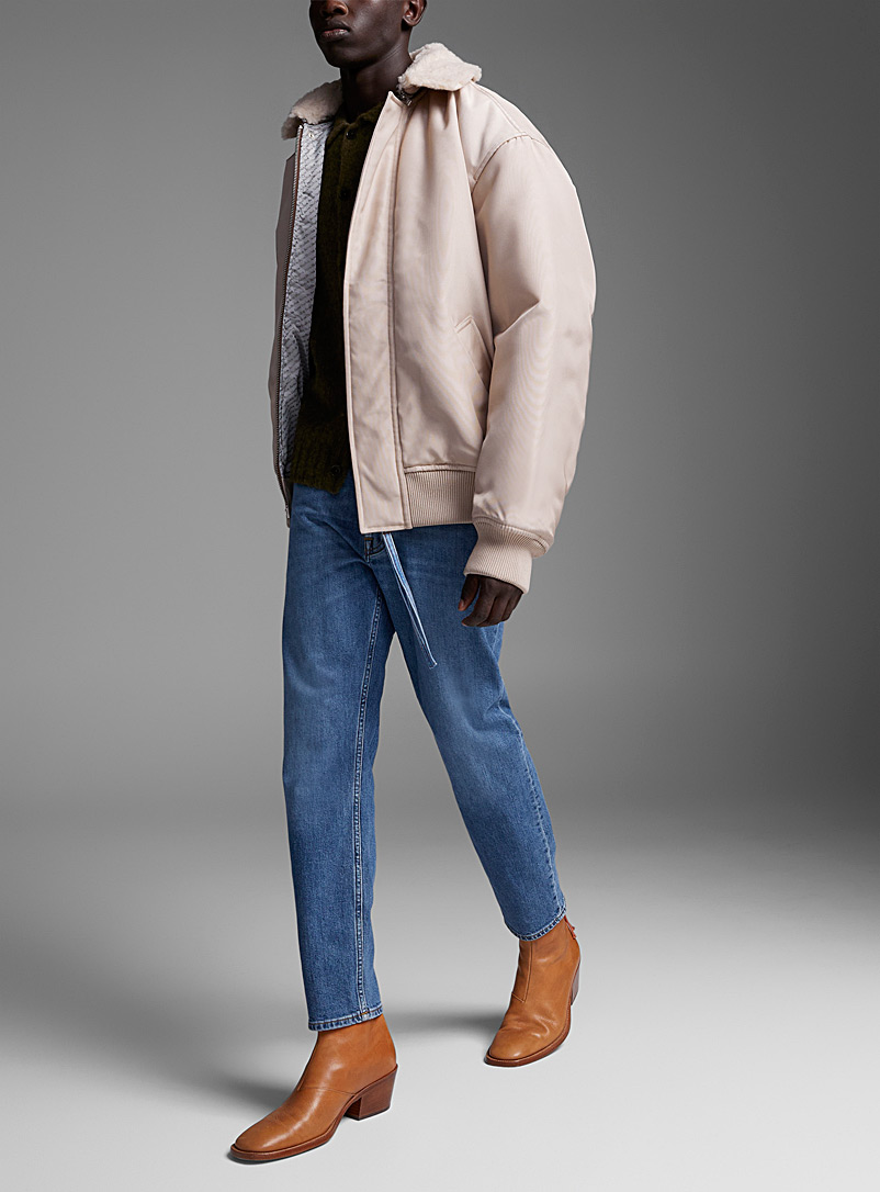Sherpa fleece collar bomber jacket | Acne Studios | Shop Men's Designer ...