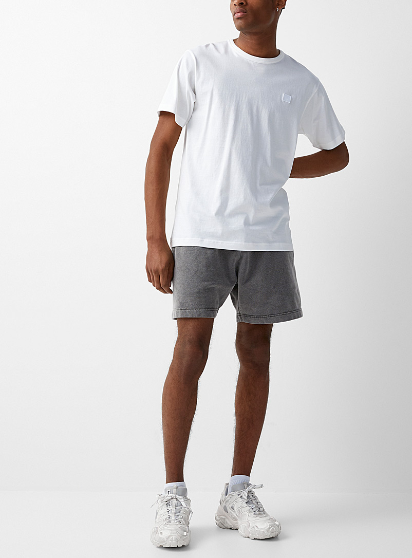 Acne Studios Grey Faded jersey shorts for men