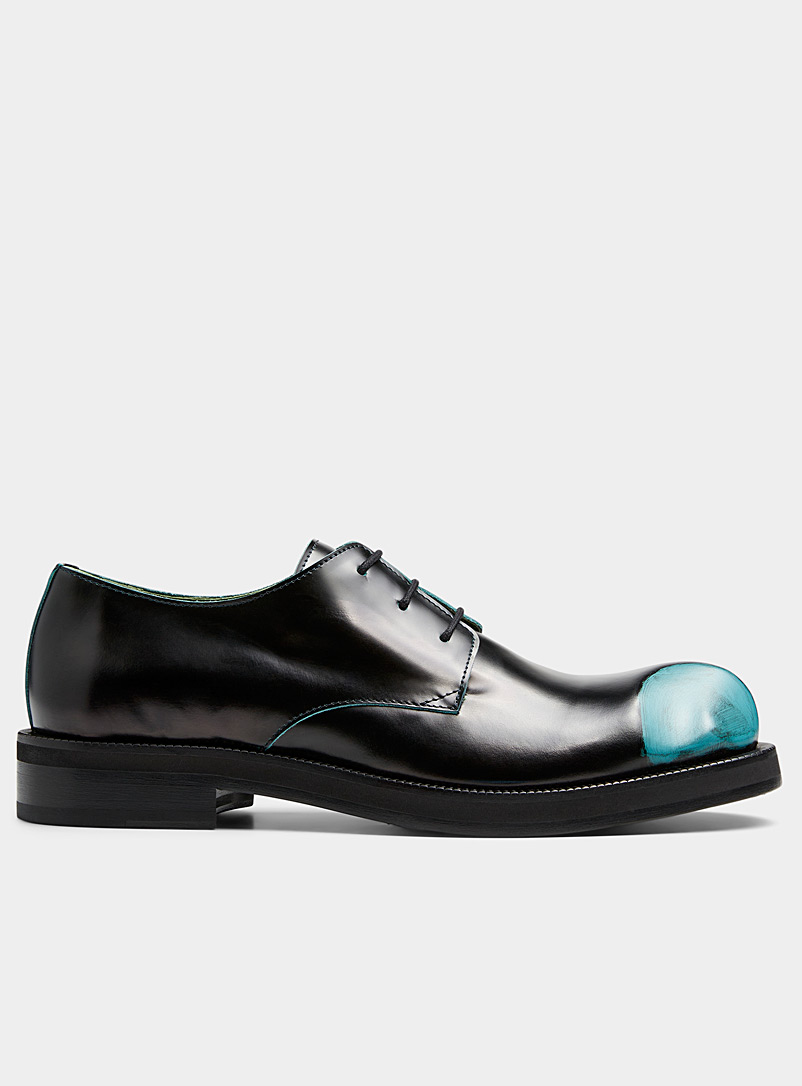 Acne Studios Black Bumped toe derby shoes Men for men