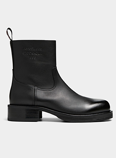 Leather ankle boots Men | Acne Studios | Shop Men's Designer Acne ...