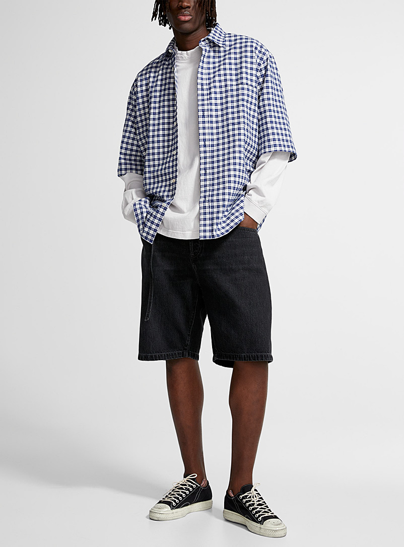 Acne Studios Blue Loose checkered shirt for men