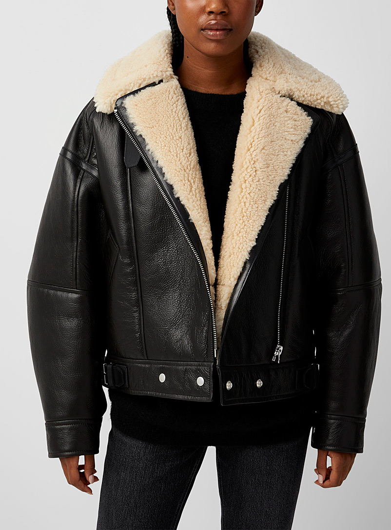Double-faced wool biker jacket | Acne Studios | Shop Women's Designer ...