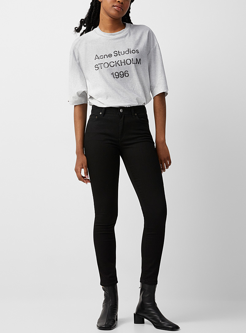 Acne Studios Black Climb Stay jeans for women
