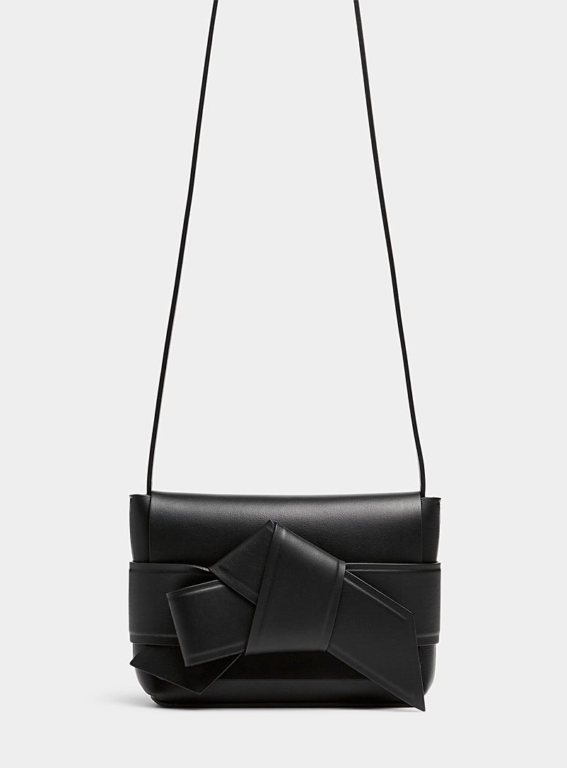 Acne Studios Black Musubi crossover mini-bag for women