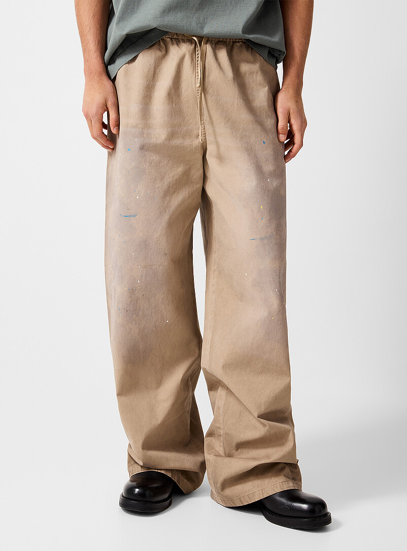 Paint splotches rugged twill pant product image 2