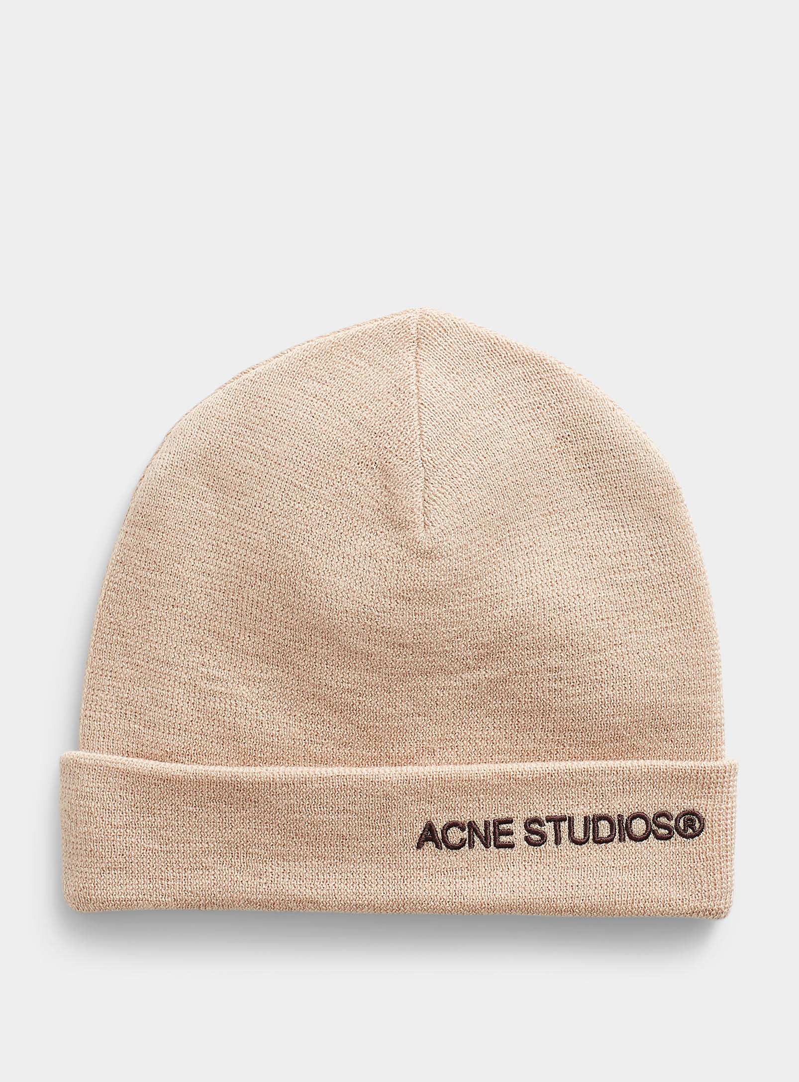 Acne Studios - Men's Embroidered logo wool Tuque Hat
