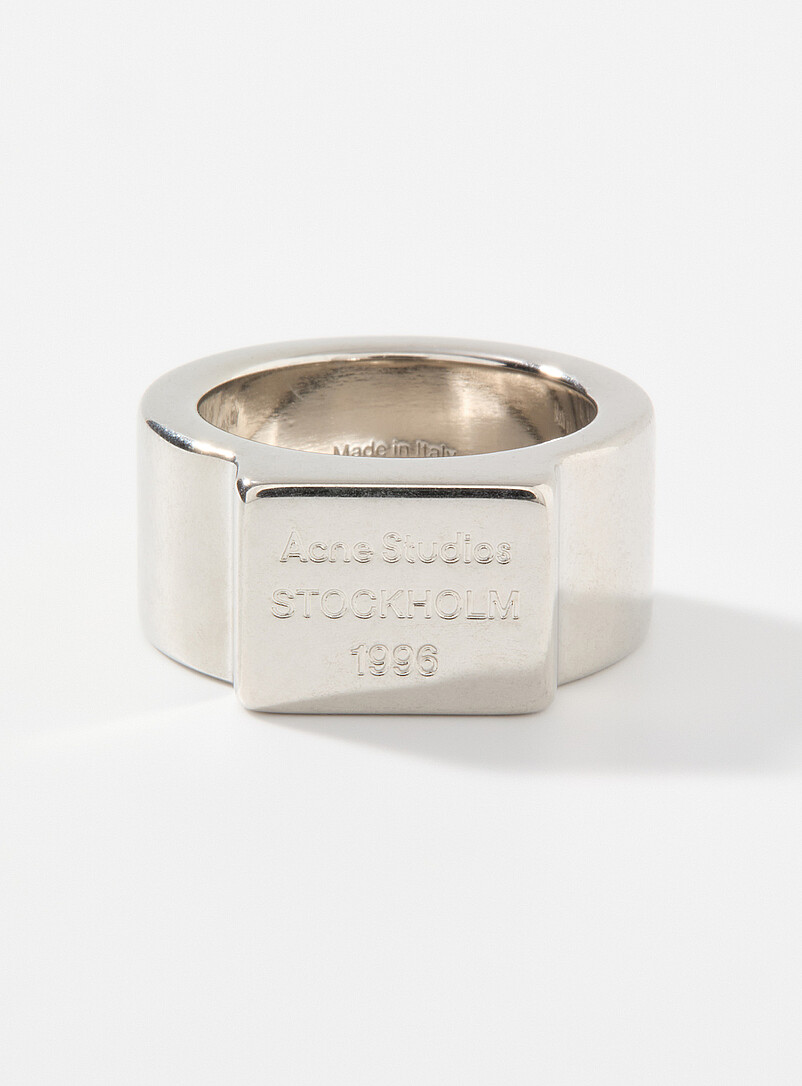 Square logo ring product image 2