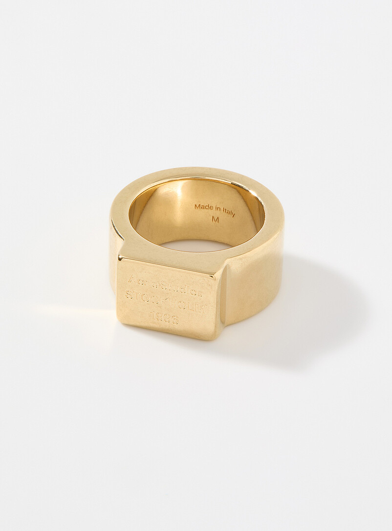Square Logo Ring