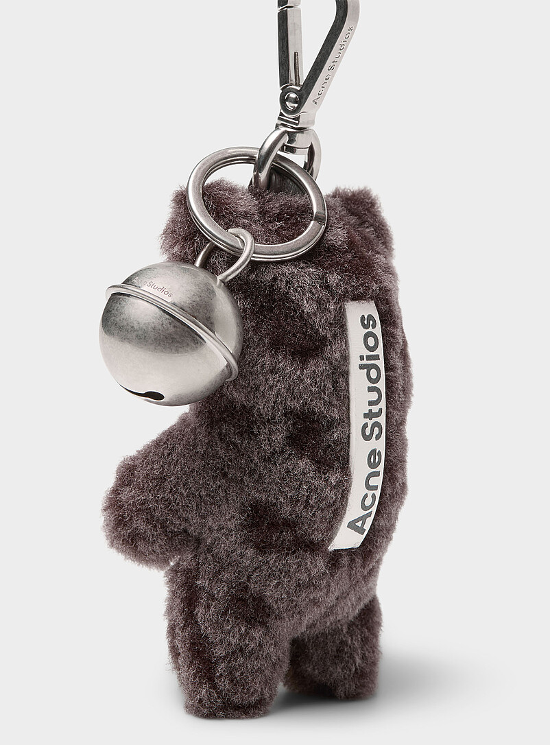 Bear and bell charm key ring product image 2