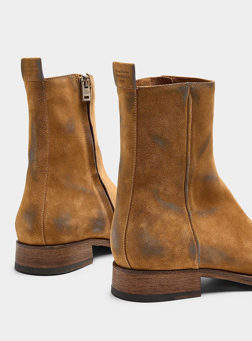 Distressed suede Chelsea boots product image 2