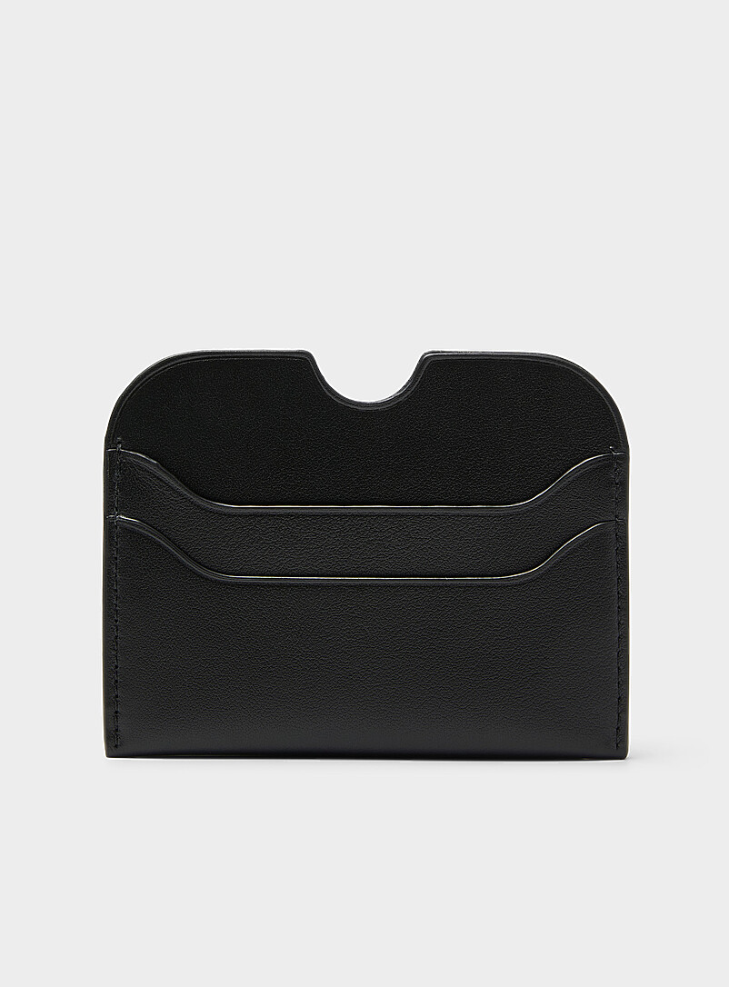 Leather logo card holder product image 2