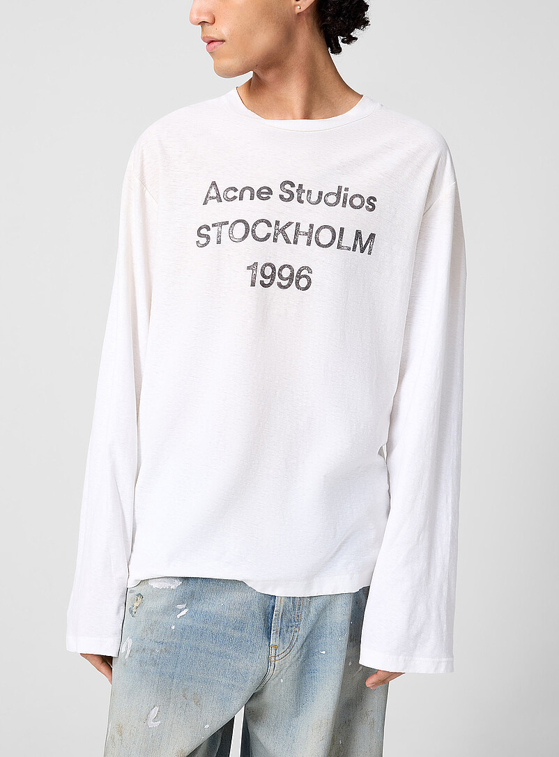 Faded Logo Long-Sleeve T-Shirt