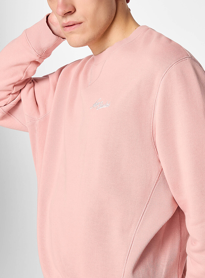 Washed pink cursive logo sweatshirt product image 2