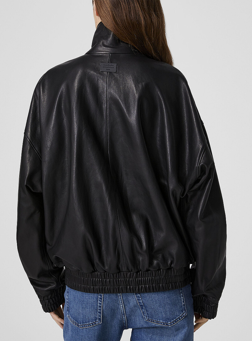 Oversized leather jacket product image 2