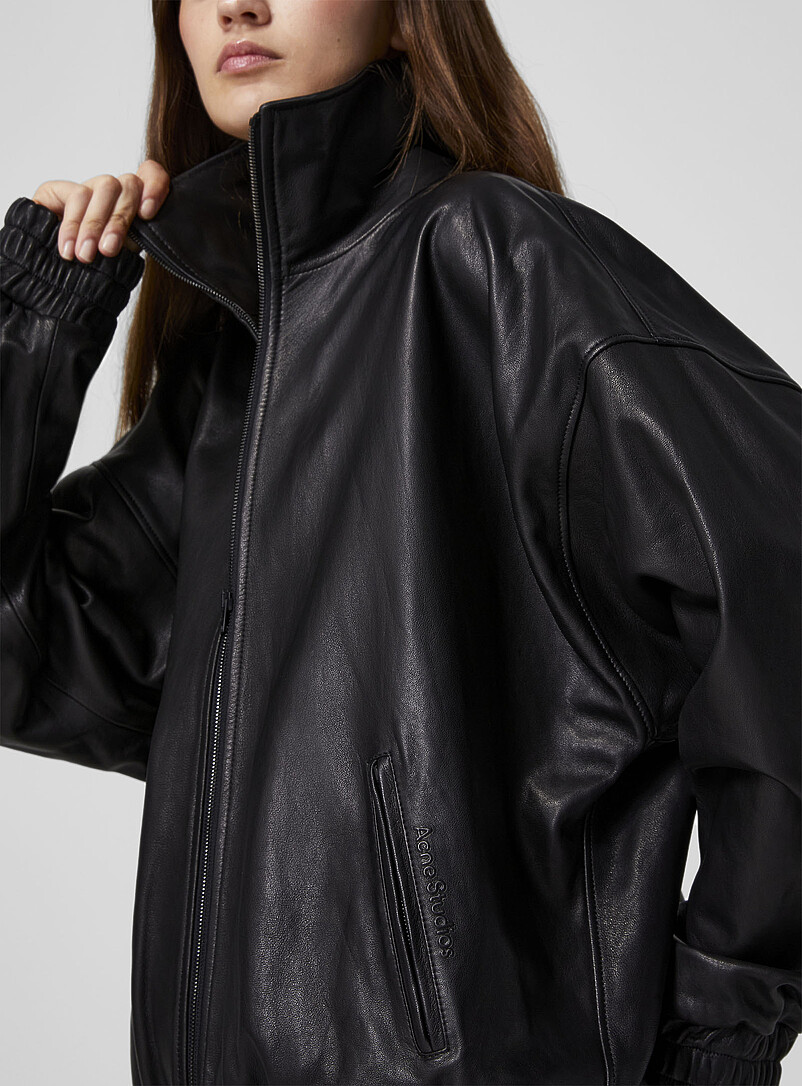 Oversized leather jacket product image 3