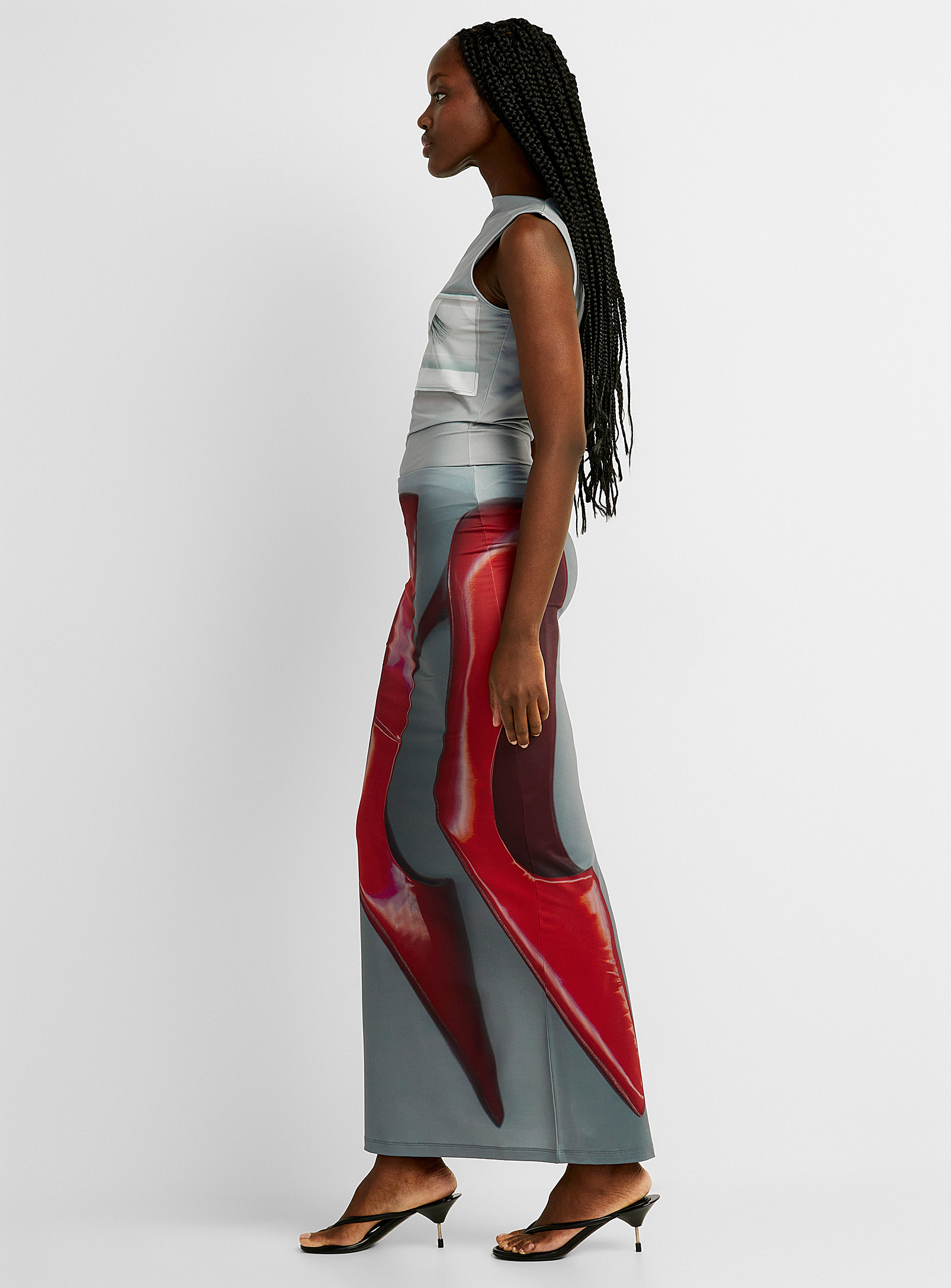Acne Studios - Women's Red pumps skirt