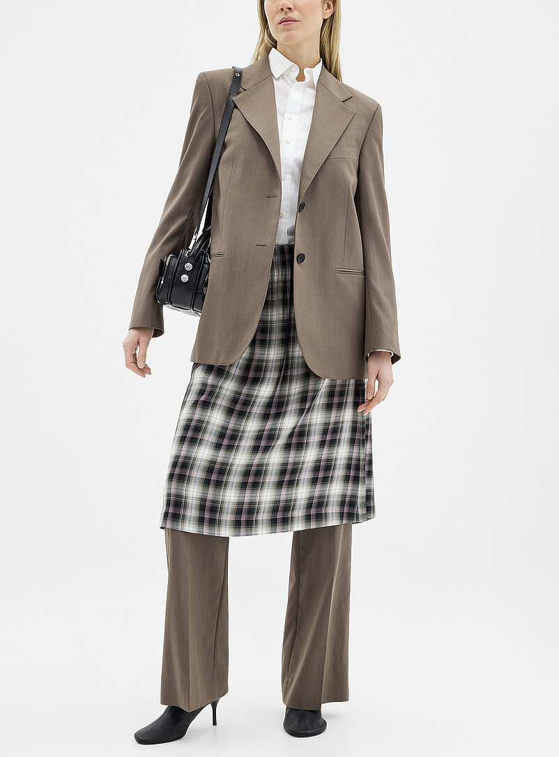 Wool-blend loose blazer product image 2