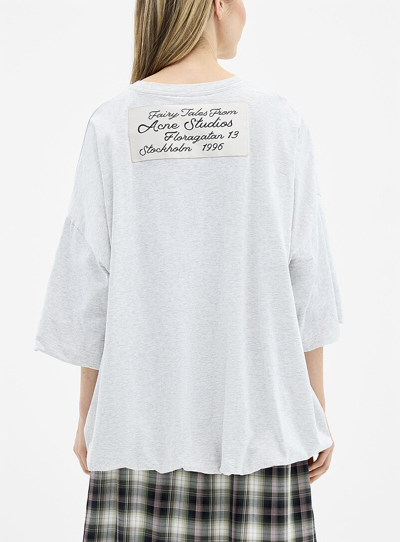 Gathered hem oversized T-shirt product image 2