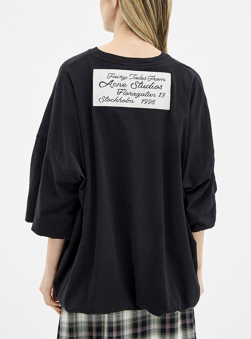 Gathered hem oversized T-shirt product image 3
