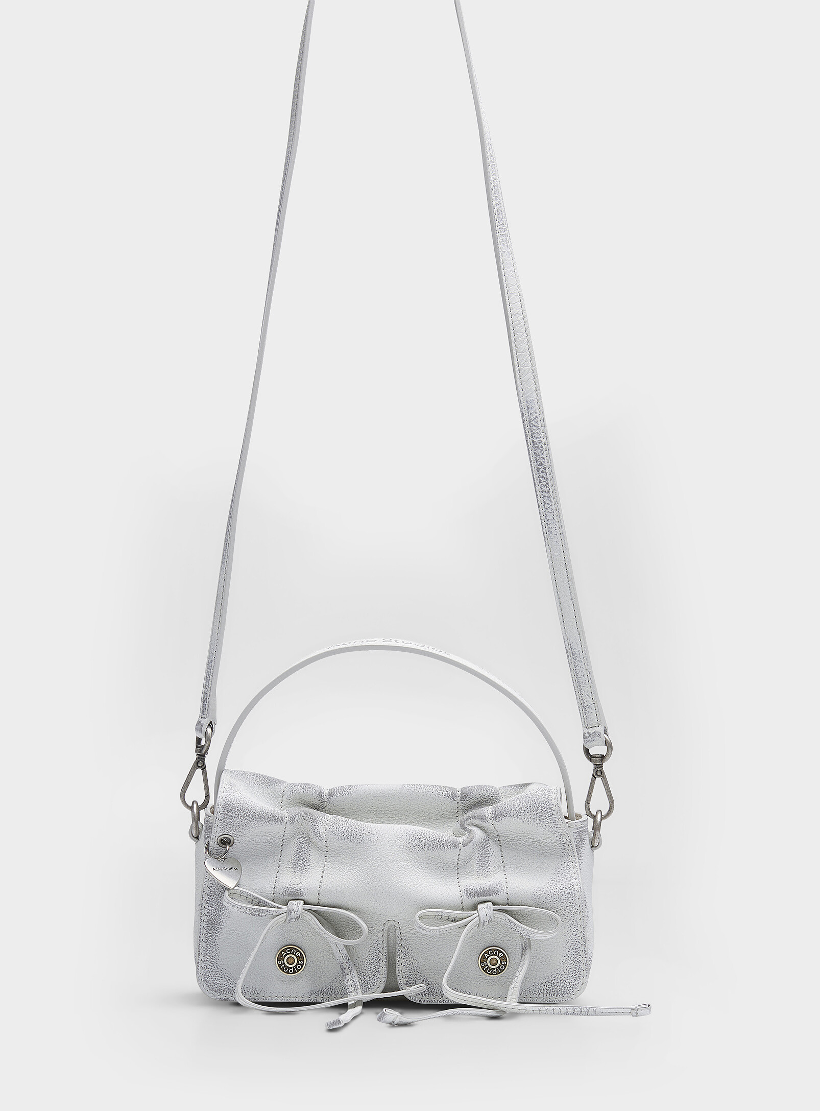 Acne Studios Multi Pocket Micro Bag In White