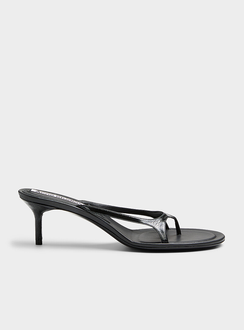 Triple strap leather sandal product image (primary)