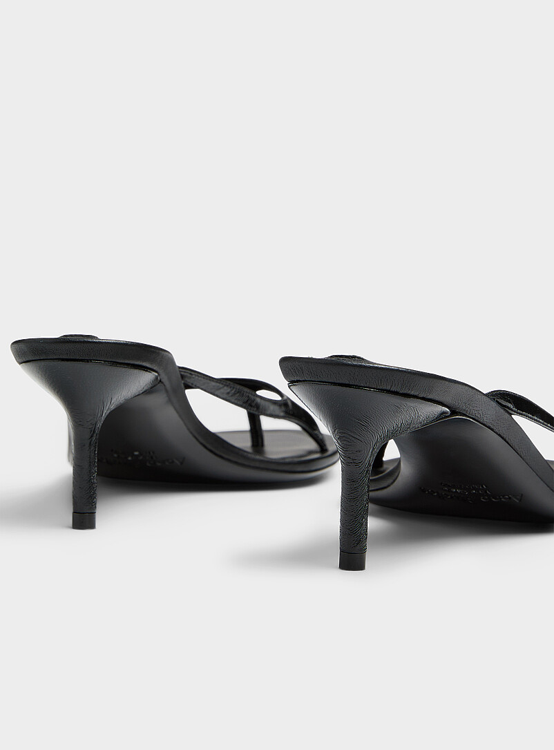 Triple strap leather sandal product image 2