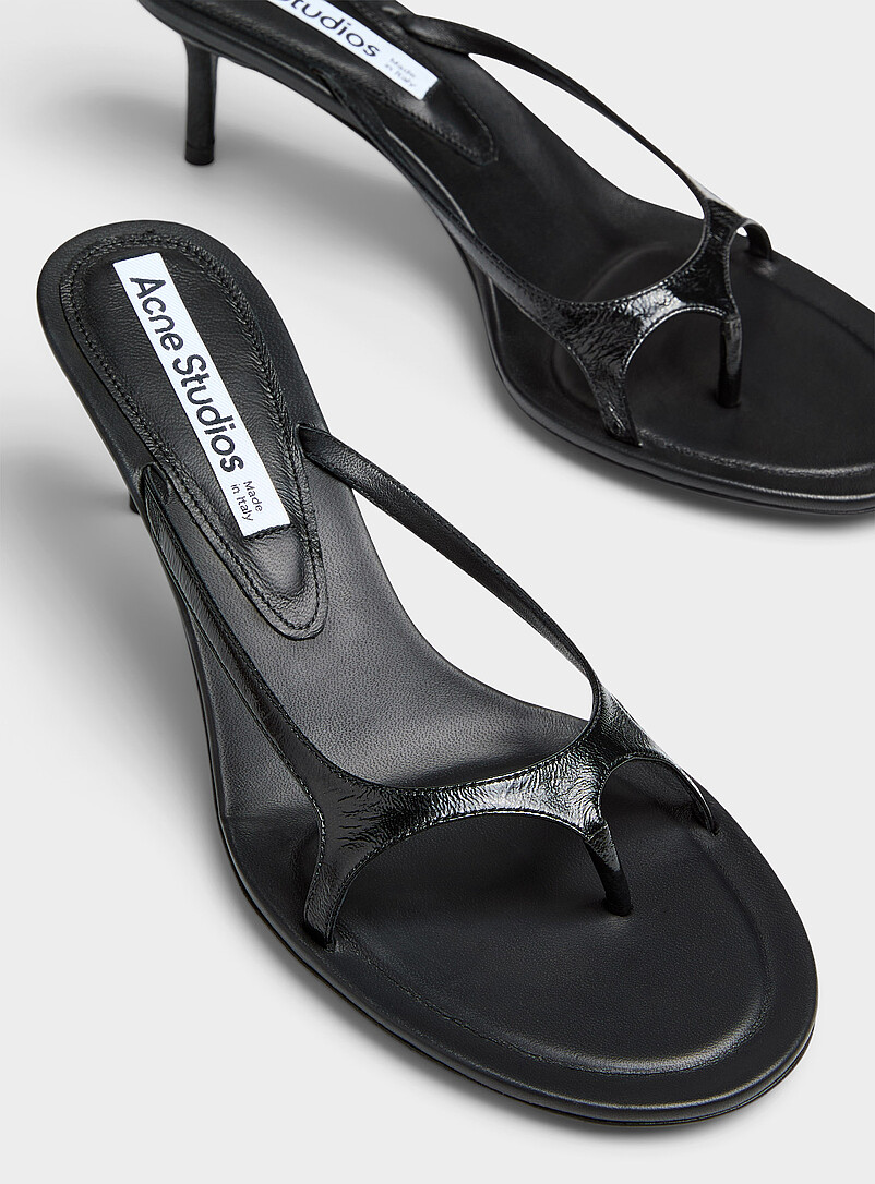 Triple strap leather sandal product image 3