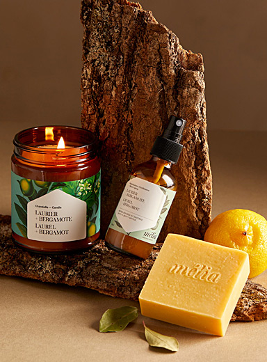 Laurel and bergamot relaxing trio