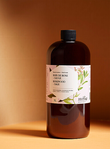 M&eacute;lia: La recharge de savon &agrave; mains bois de rose et sauge Assorti