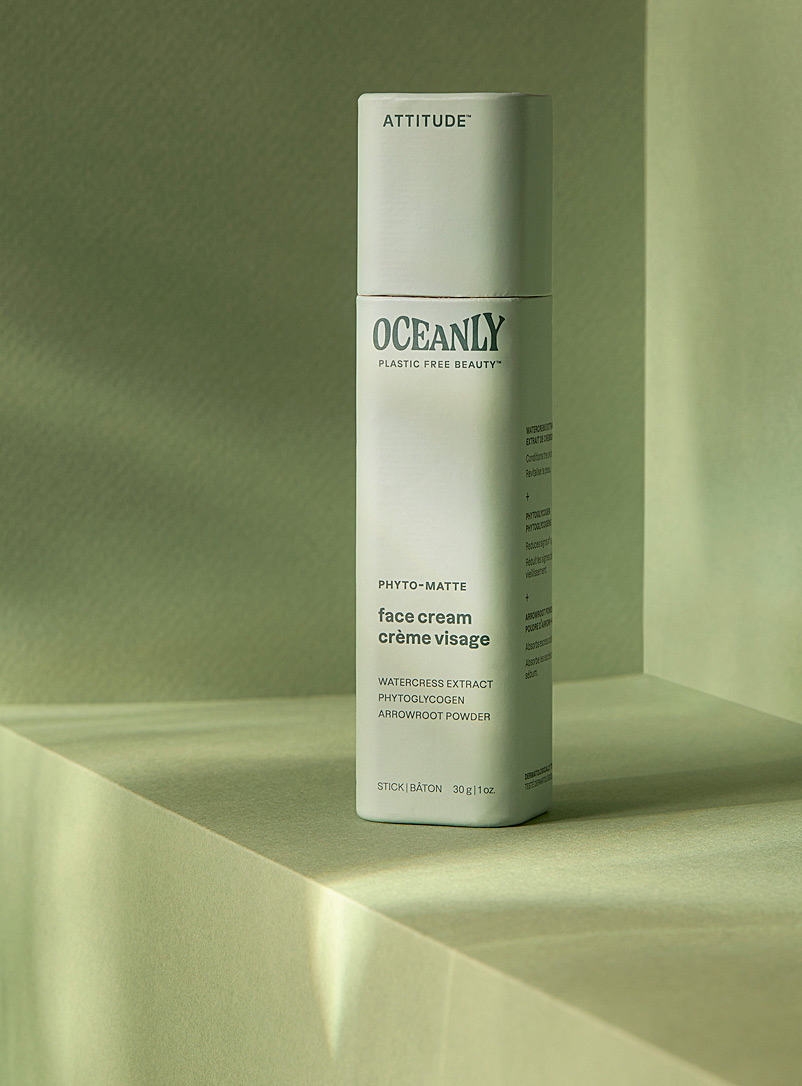 Oceanly: La crème matifiante en bâton pour le visage Pyhto-Matte Vert pour homme