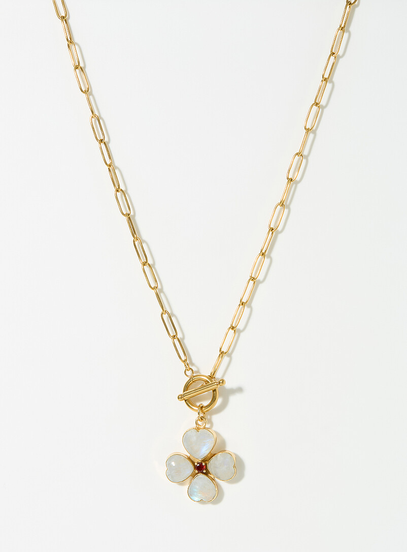 アクセサリー herlipto Petale Chain Necklace Petal paperclip chain | Diaperis | | Simons