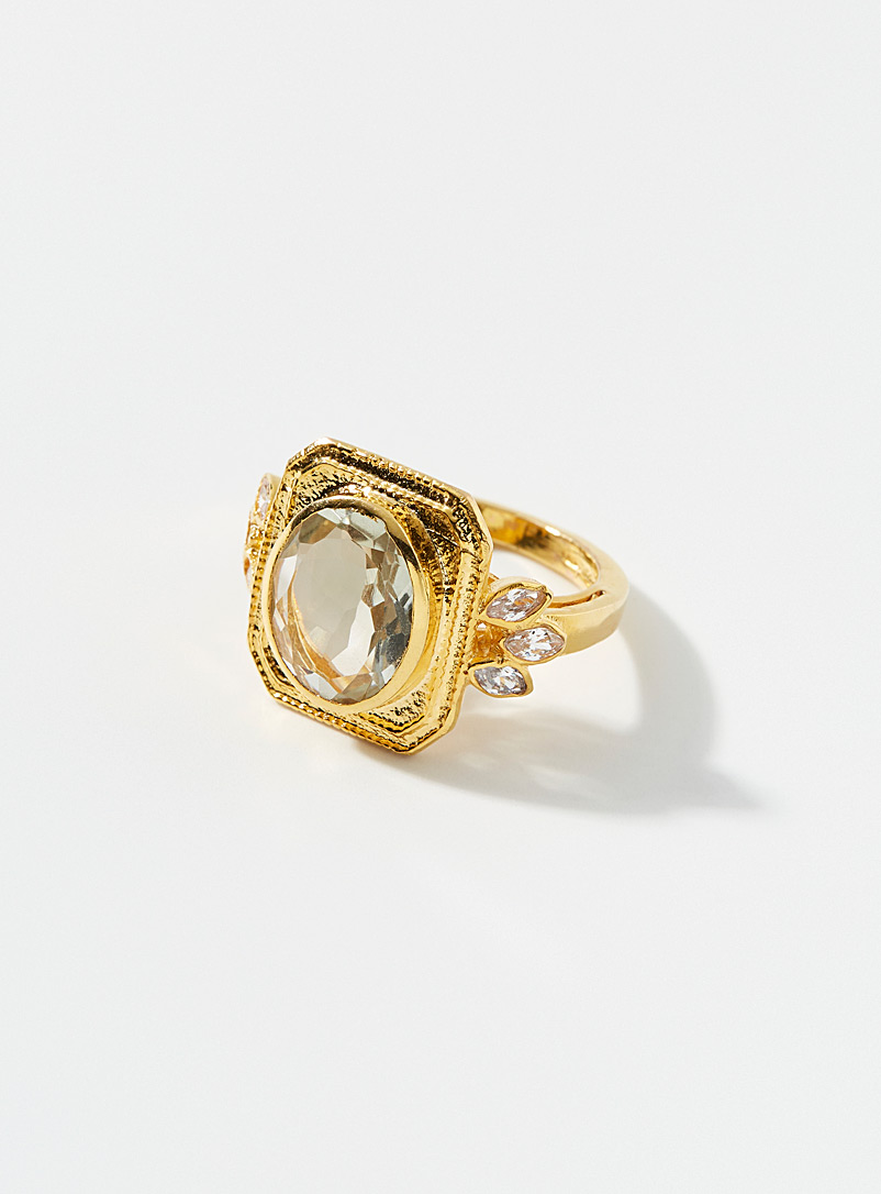 Diaperis Assorted Amethyst ornamental ring for women