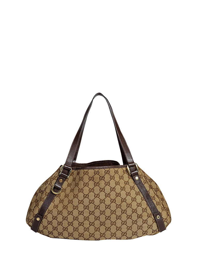 Edito Vintage Brown GG Nylon Abbey tote bag Gucci for women