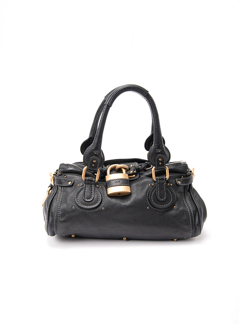 Edito Seconde main Black Paddington handbag Chloé for women