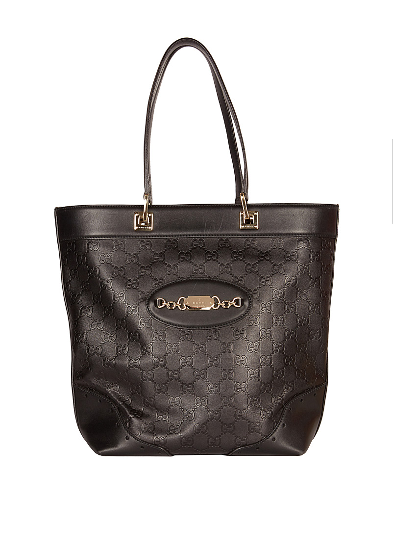 Edito Vintage Black Guccissima tote bag Gucci for women