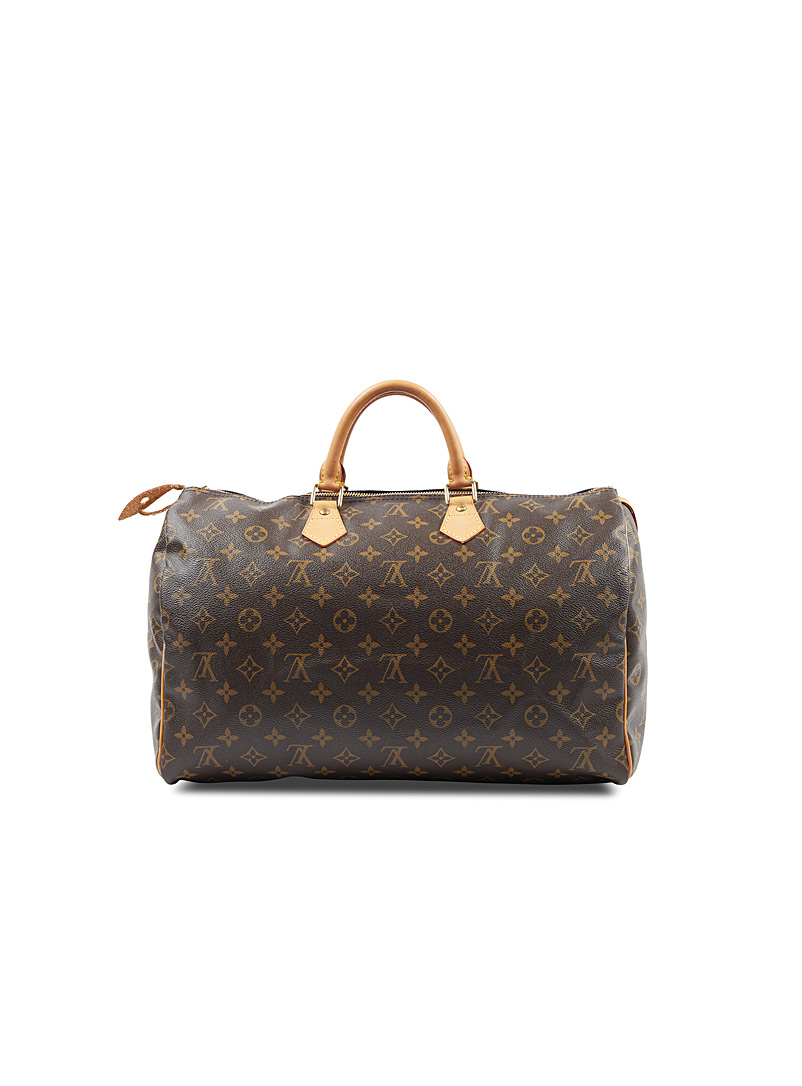 Edito Seconde main Brown Speedy 40 handbag Louis Vuitton for women