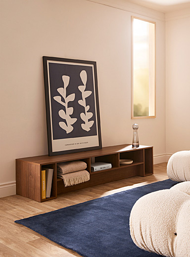 Le meuble t&eacute;l&eacute; angles scandinaves 72 po