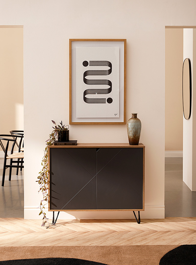 Le meuble de rangement moderne gris, Simons Maison