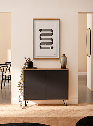 Le buffet moderne gris
