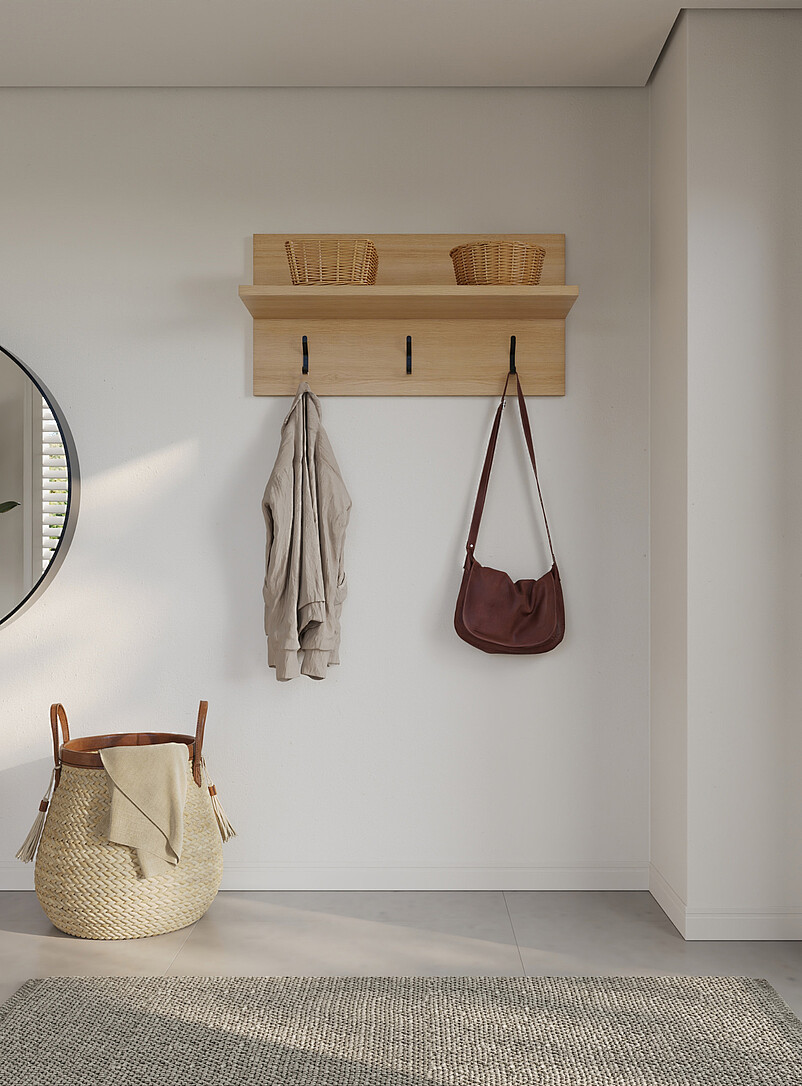 Porto shelf with hooks | Simons Maison | | Simons