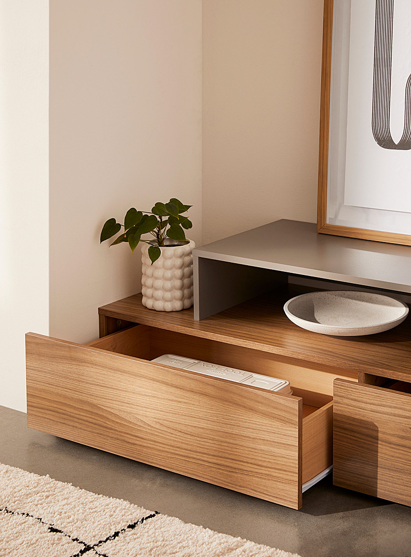 Two-tone TV unit 72" product image 3