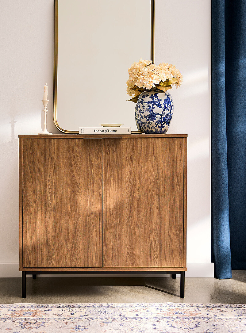 Minimalist Two-Door Floor Cabinet