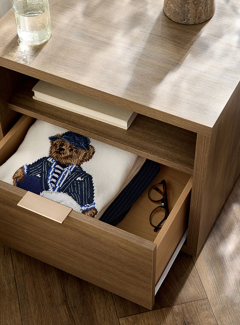 Cubic bedside table with drawer product image 2