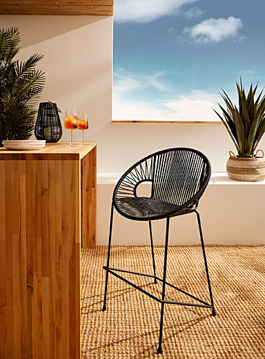 Le tabouret de comptoir ext&eacute;rieur Puerto